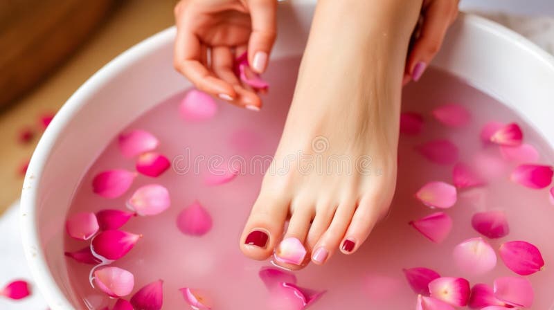 Spa pedicure treatment at Nail & Co. Hougang
